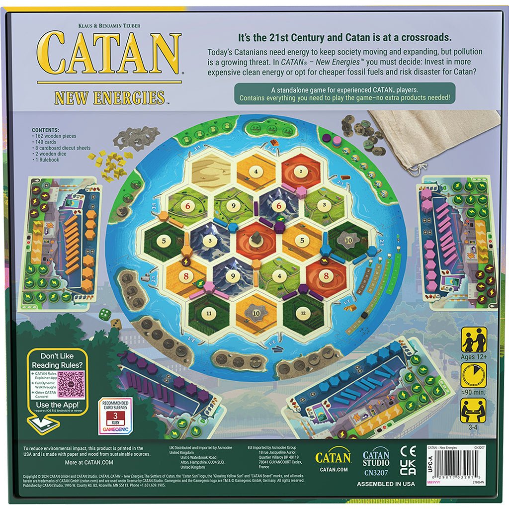 CATAN – New Energies Board Games The Compleat Strategist