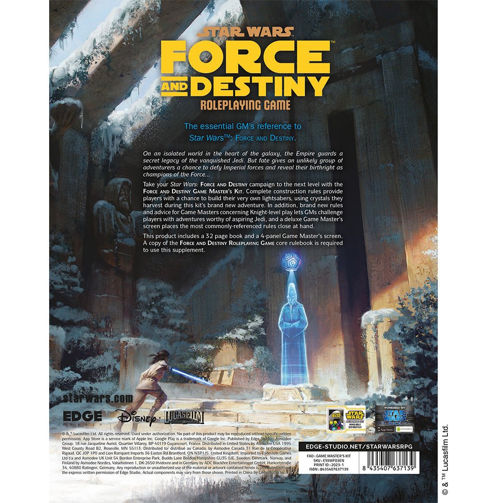 Star Wars - Force and Destiny: Game Master's Kit The Compleat Strategist