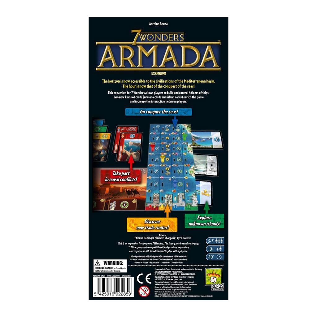 7 Wonders Armada Expansion Card Games The Compleat Strategist