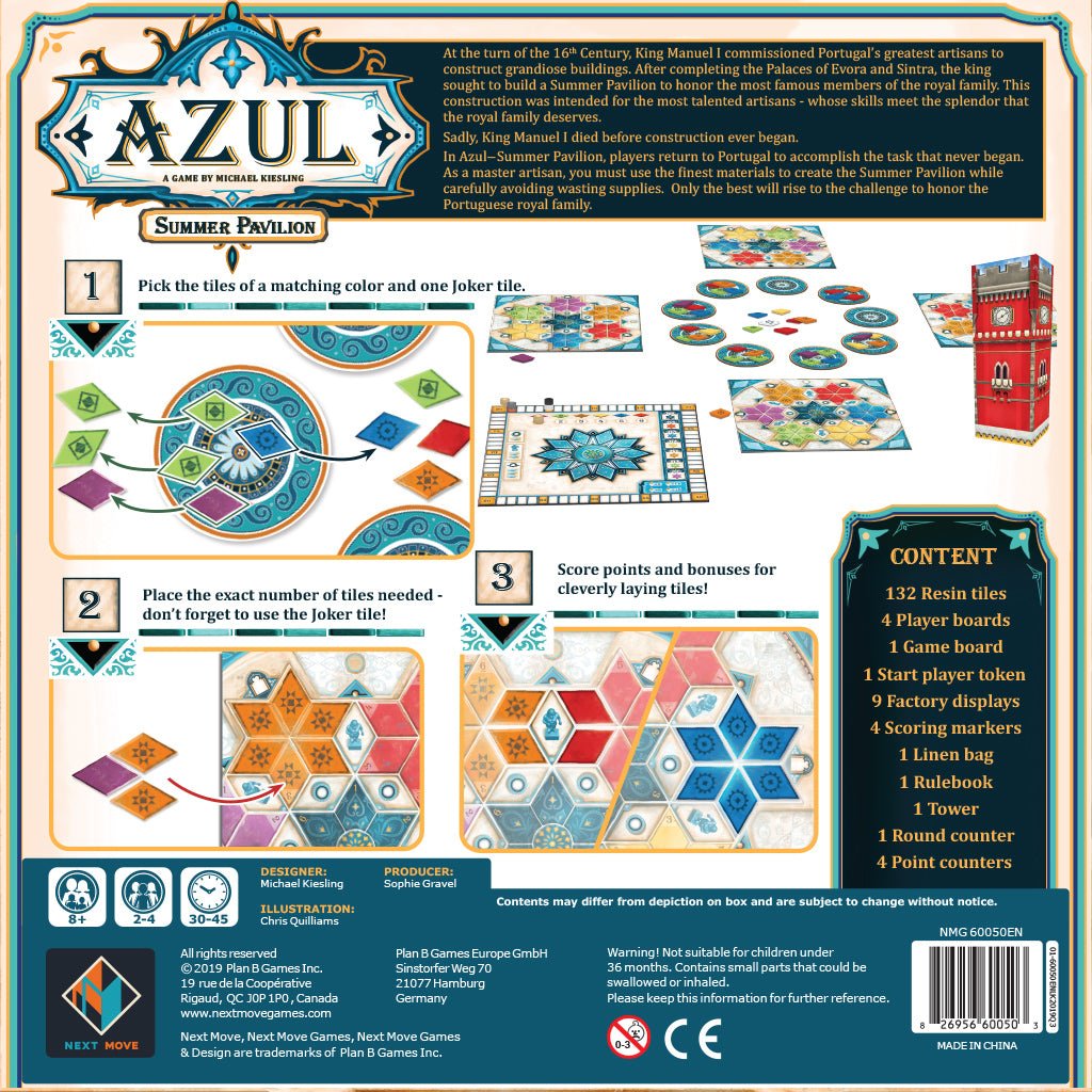 Azul Summer Pavilion Board Games The Compleat Strategist