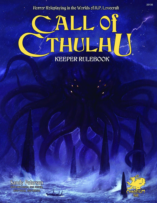 Call of Cthulhu: 7th Edition Hardcover Keeper Rulebook RPG The Compleat Strategist