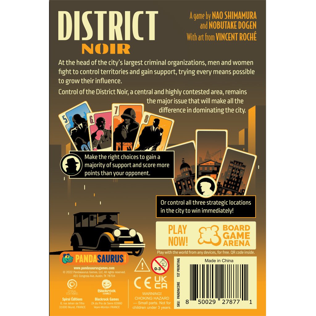 District Noir Card Games The Compleat Strategist