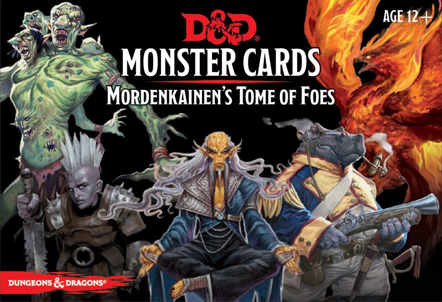 Dungeons and Dragons RPG: Monster Cards - Mordenkainen's Tome of Foes (109 cards) RPG The Compleat Strategist