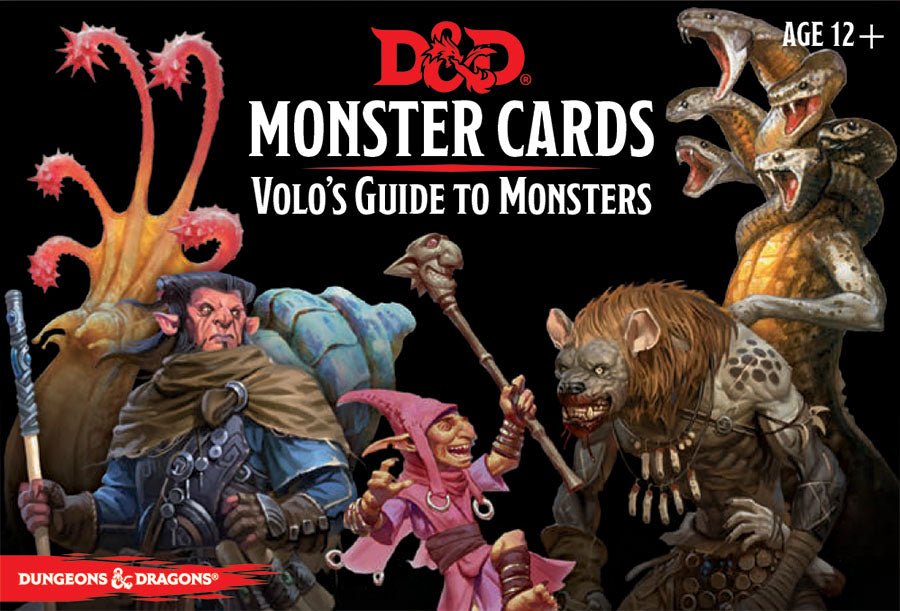 Dungeons and Dragons RPG: Monster Cards - Volo's Guide to Monsters (81 cards) RPG The Compleat Strategist