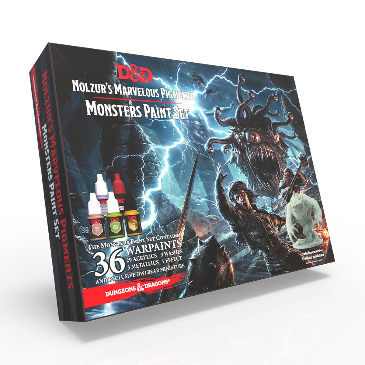 Dungeons & Dragons Nolzur's Marvelous Pigments: Monster Paint Set Paints and Painting Supplies The Compleat Strategist