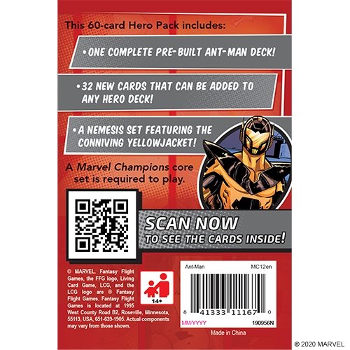 Marvel Champions: Ant - Man Hero Pack Card Games The Compleat Strategist