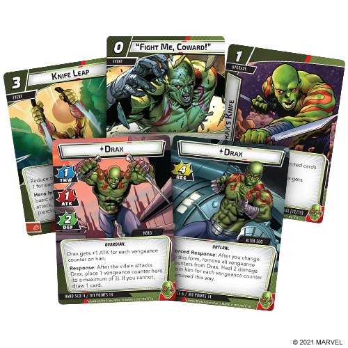 Marvel Champions: Drax Character Pack Card Games The Compleat Strategist