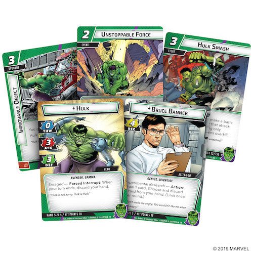 Marvel Champions: Hulk Hero Pack Card Games The Compleat Strategist