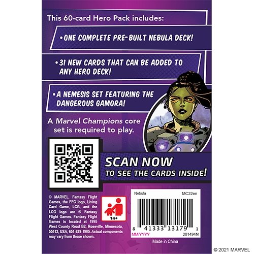 Marvel Champions: Nebula Hero Pack Card Games The Compleat Strategist