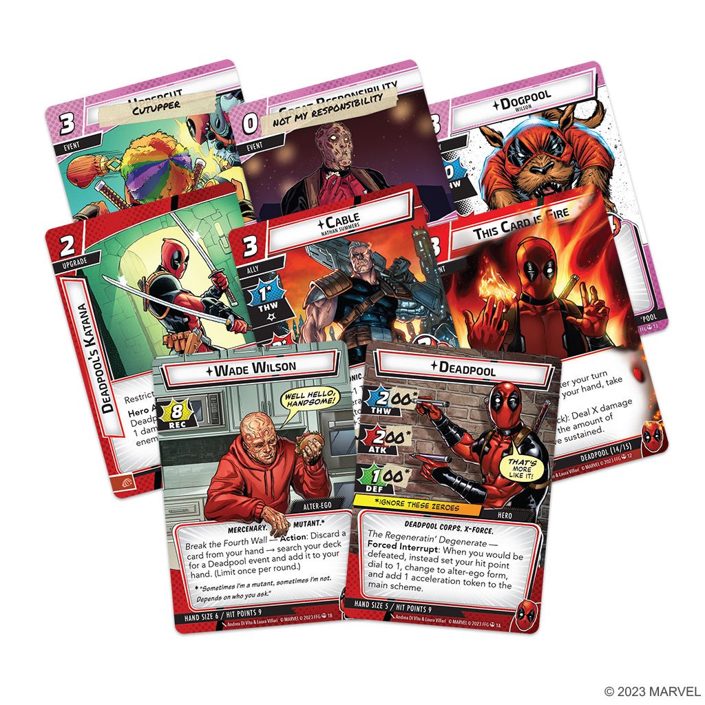 Marvel Champions: The Card Game - Deadpool Expanded Hero Pack Card Game The Compleat Strategist