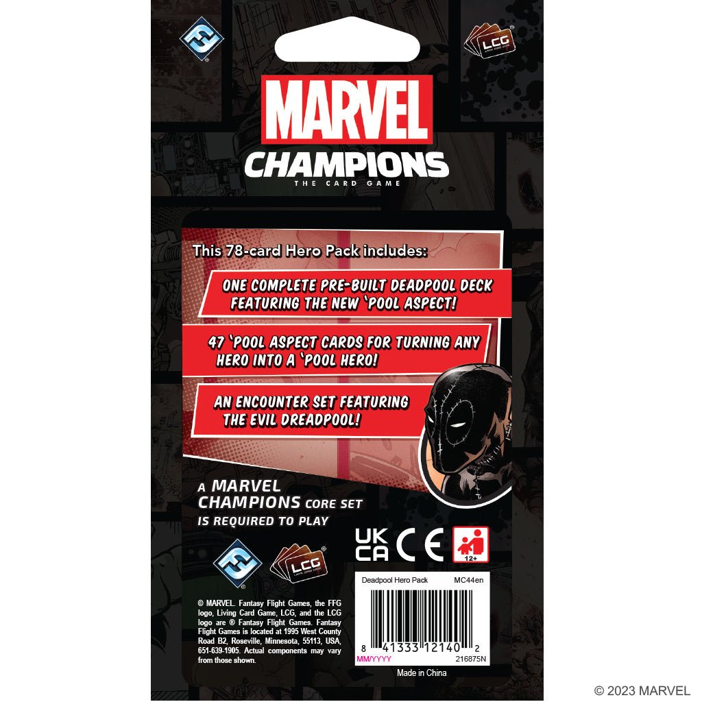 Marvel Champions: The Card Game - Deadpool Expanded Hero Pack Card Game The Compleat Strategist