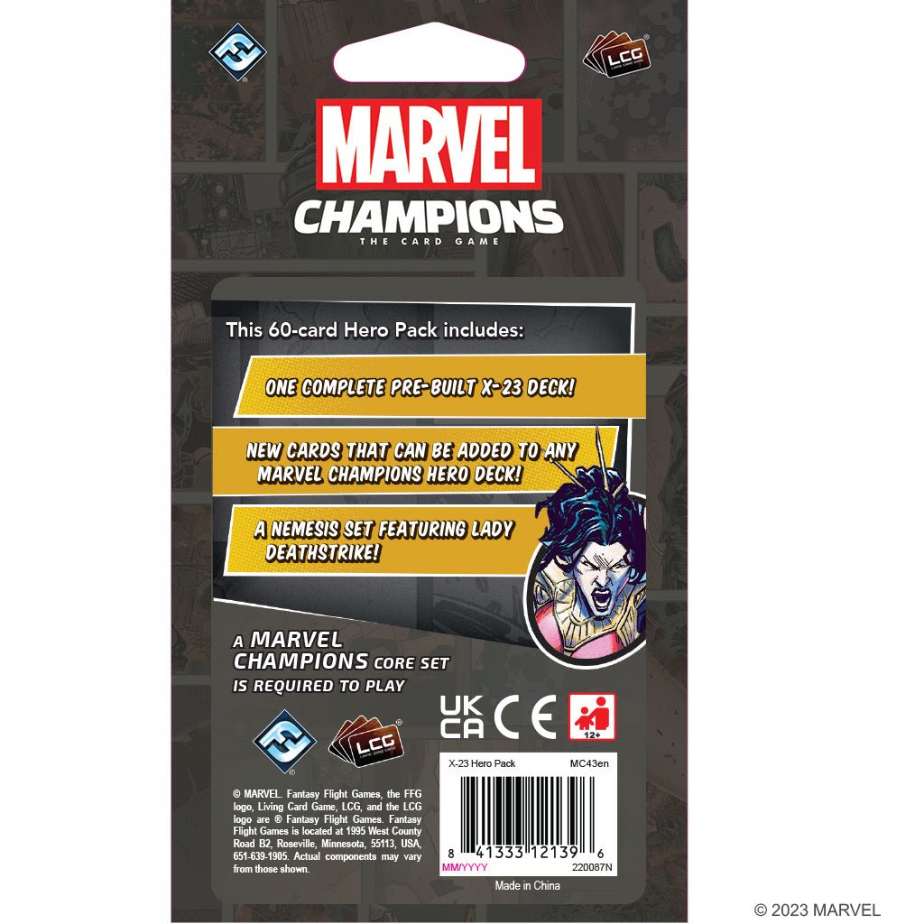 Marvel Champions: The Card Game - X - 23 Hero Pack Collectible Card Games The Compleat Strategist