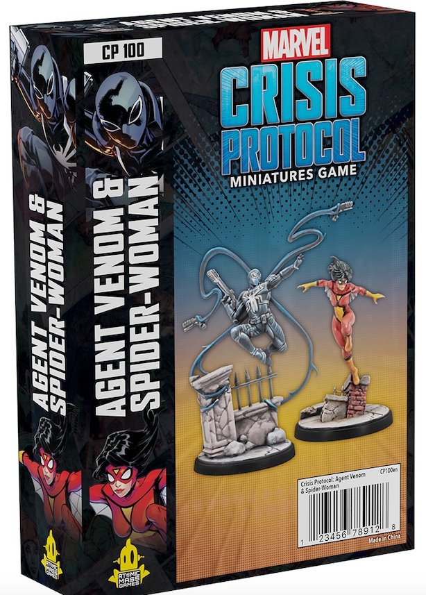 Marvel: Crisis Protocol Agent Venom & Spider - Woman Card Games The Compleat Strategist