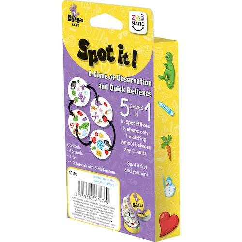 Spot It! Classic (Eco - friendly) Card Game The Compleat Strategist